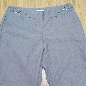 Sz 4 petite black plaid dress pants